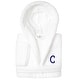 preview thumbnail 6 of 103, Sweet Kids 100% Polyester SUPER PLUSH Double Brushed Hooded Bathrobe with Navy Bookman Monogram C - Large