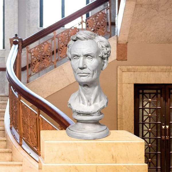 slide 2 of 7, Design Toscano Lincoln Bust By Volk