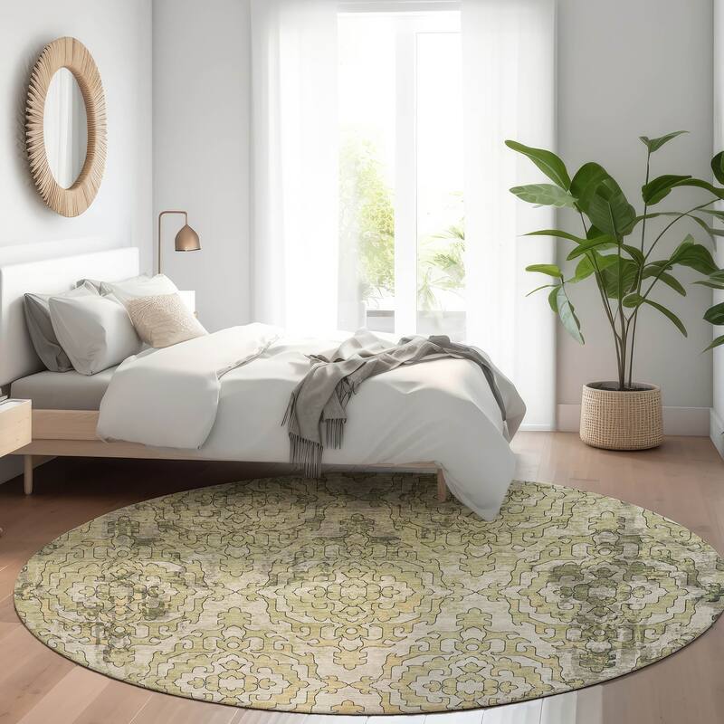 Machine Washable Indoor/ Outdoor Chantille Transitional Rug