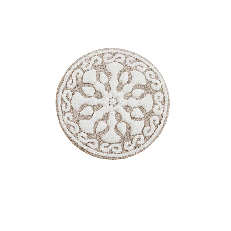 Madison Park Marrakesh Medallion Cotton Tufted Bath Rug