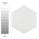 preview thumbnail 3 of 9, Merola Tile Hexatile Matte Blanco 7" x 8" Porcelain Floor and Wall Tile