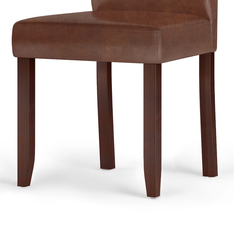 WYNDENHALL Normandy Transitional Parson Dining Chair (Set of 2) - 18.1"w x 18.5" d x 39.4" h