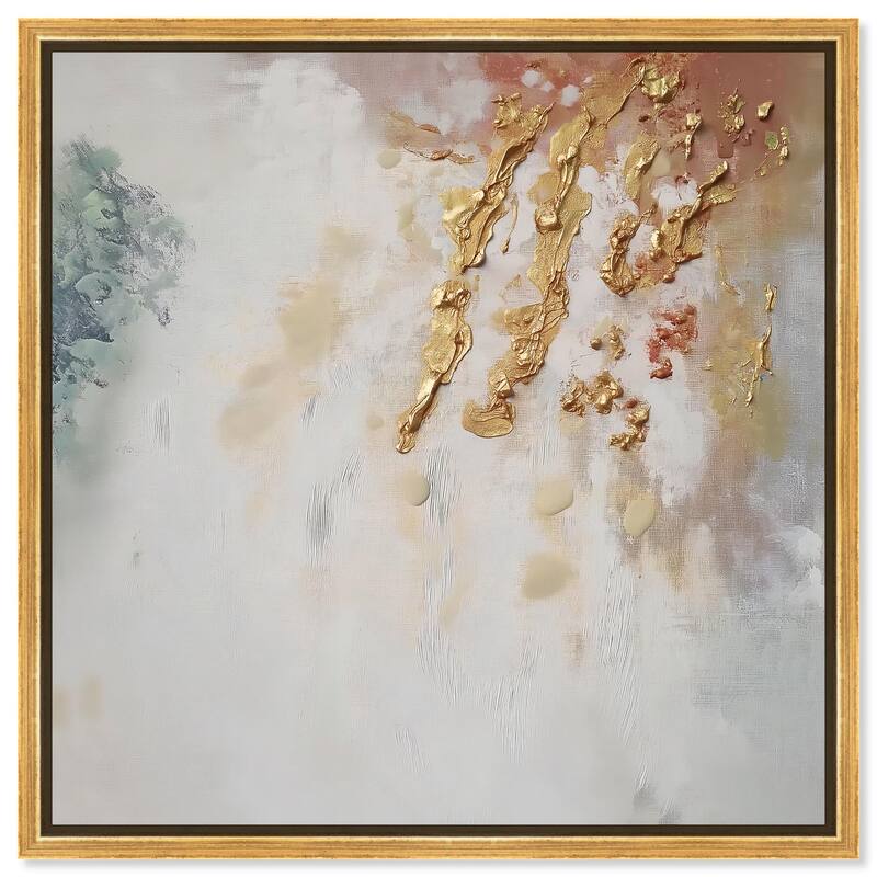 Aurum Ascension Canvas by Art Remedy - 16" x 16" - Gold
