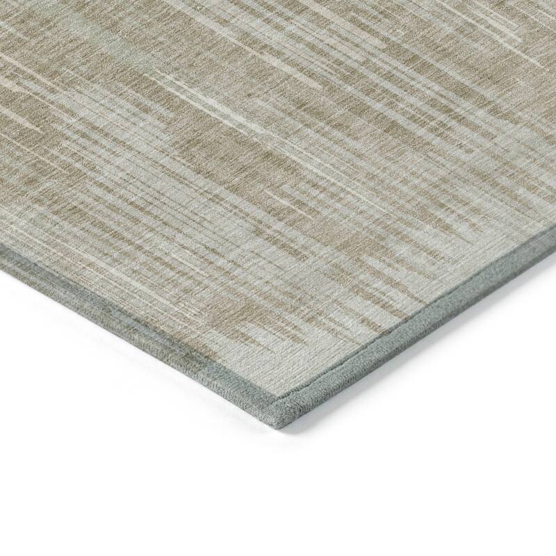 Machine Washable Indoor/ Outdoor Chantille Abstract Ombre Rug