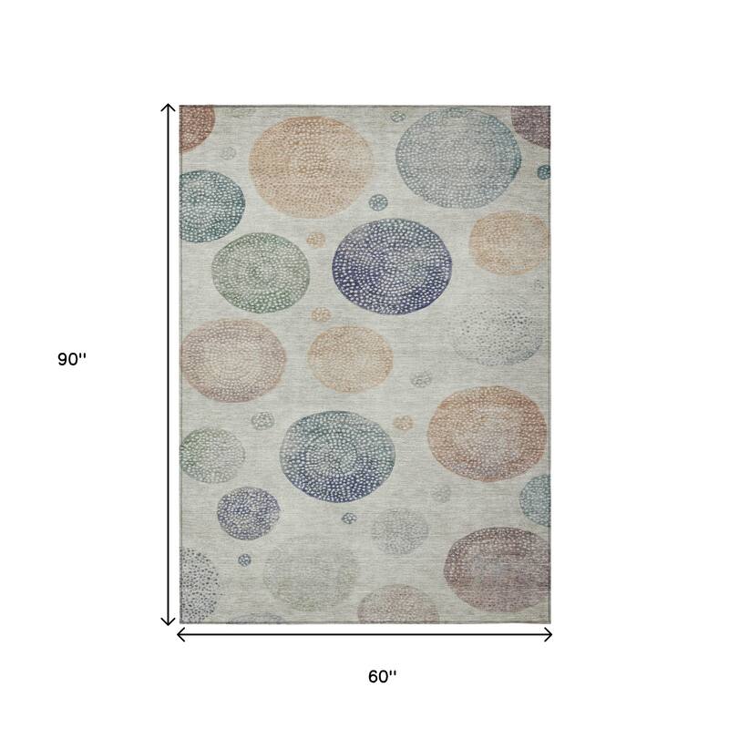 HomeRoots Geometric Transitional Rectangle Outdoor Rug