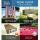 preview thumbnail 4 of 3, Raindrop Chime 40" - 12"x12"x40.5"