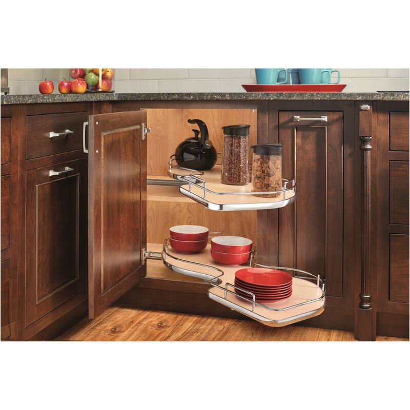 Rev-A-Shelf 5372 Series Right Handed Pull Out 2 Tier Blind Corner