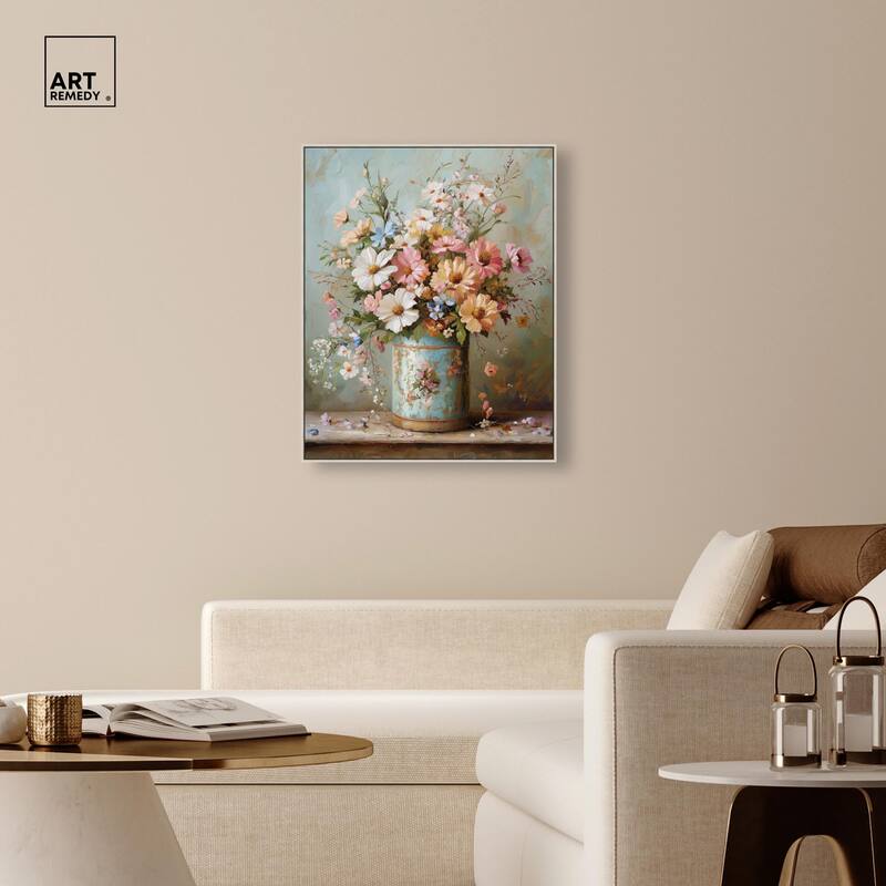 Verse in Violets Canvas by Art Remedy
