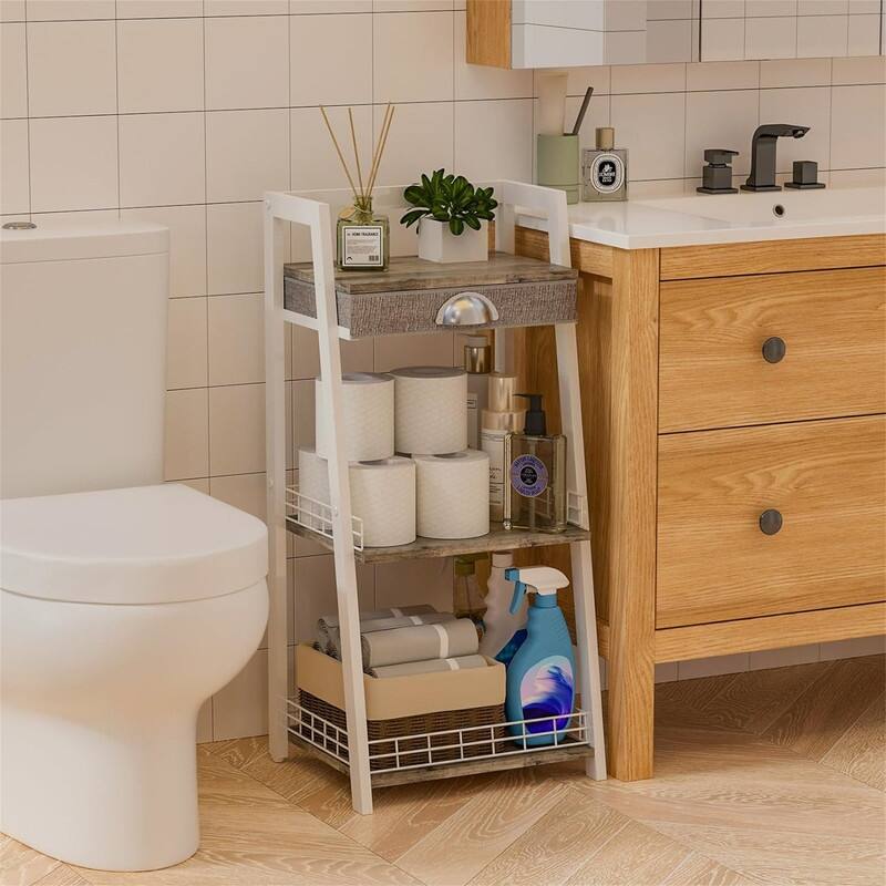 Bathroom Ladder Shelf