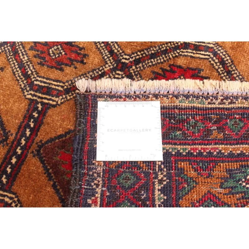 ECARPETGALLERY Hand-knotted Teimani Brown Wool Rug - 2'11 x 4'4