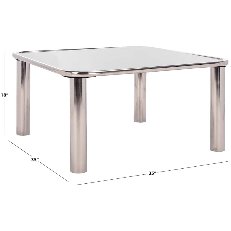 SAFAVIEH Couture Elizanette Square Coffee Table - 35"W x 35"D x 18"H