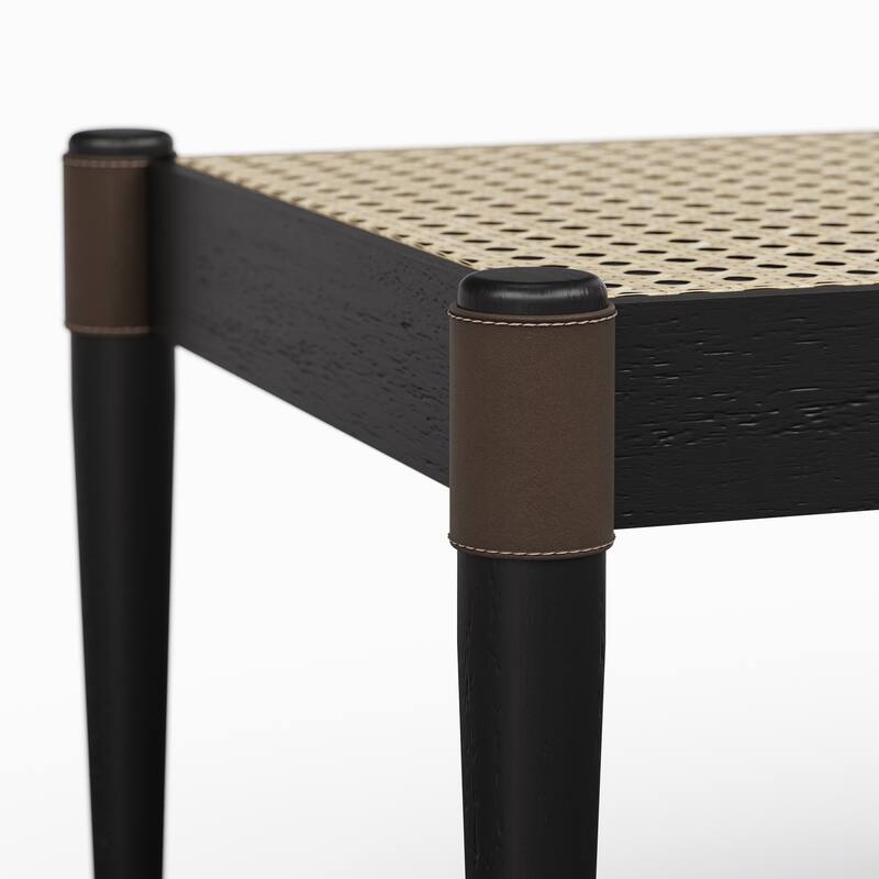 Modern Brazilian - Bello Bench - Noodles Natural Upholstery