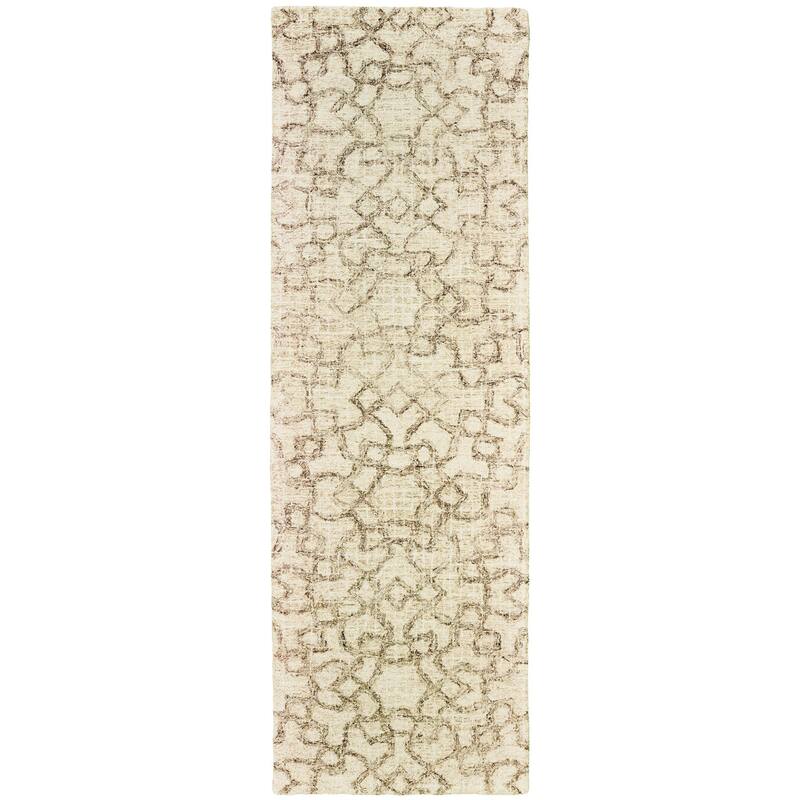 HomeRootsGeometric Transitional Rectangle Area Rug