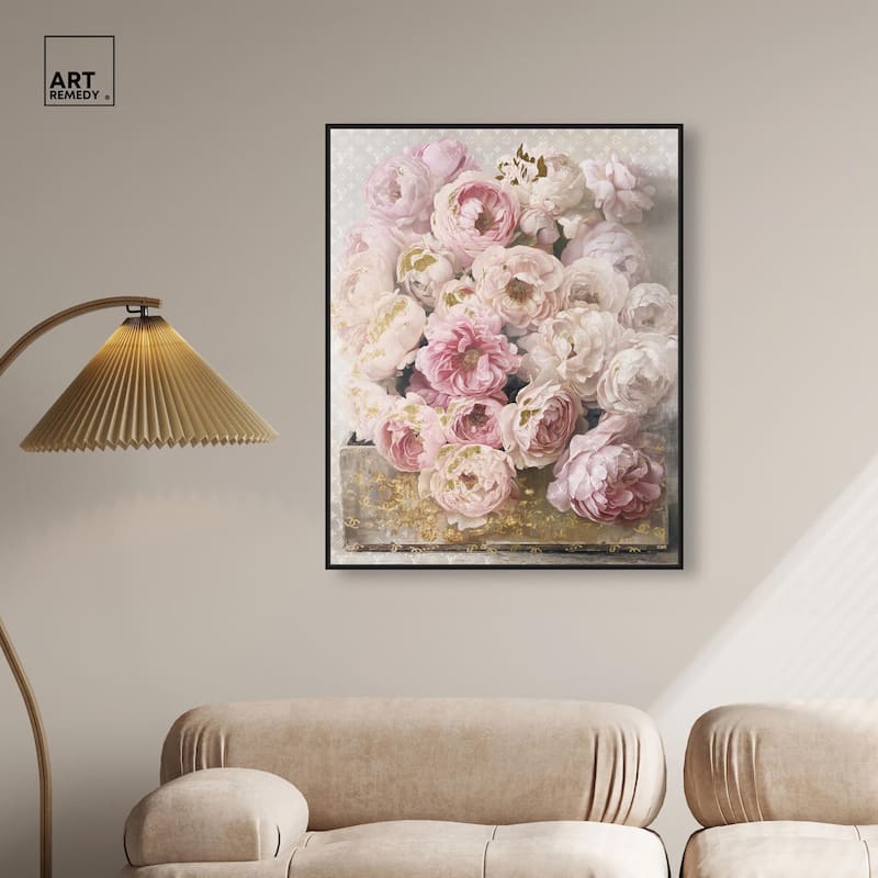 Beautiful Glam Floral Case Canvas by Art Remedy