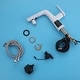 preview thumbnail 22 of 20, Rbrohant Pull Down Bathroom Sink Faucet, Kitchen Faucets with 360° Swivel Sprayer And Digital Display