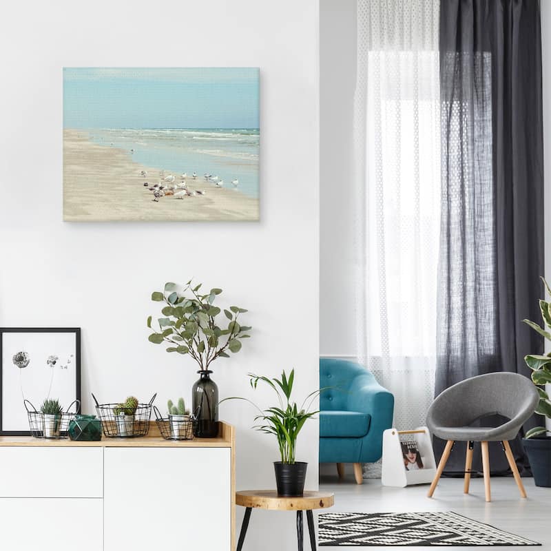 Padre Island Shore Birds by Danita Delimont Canvas Art Print
