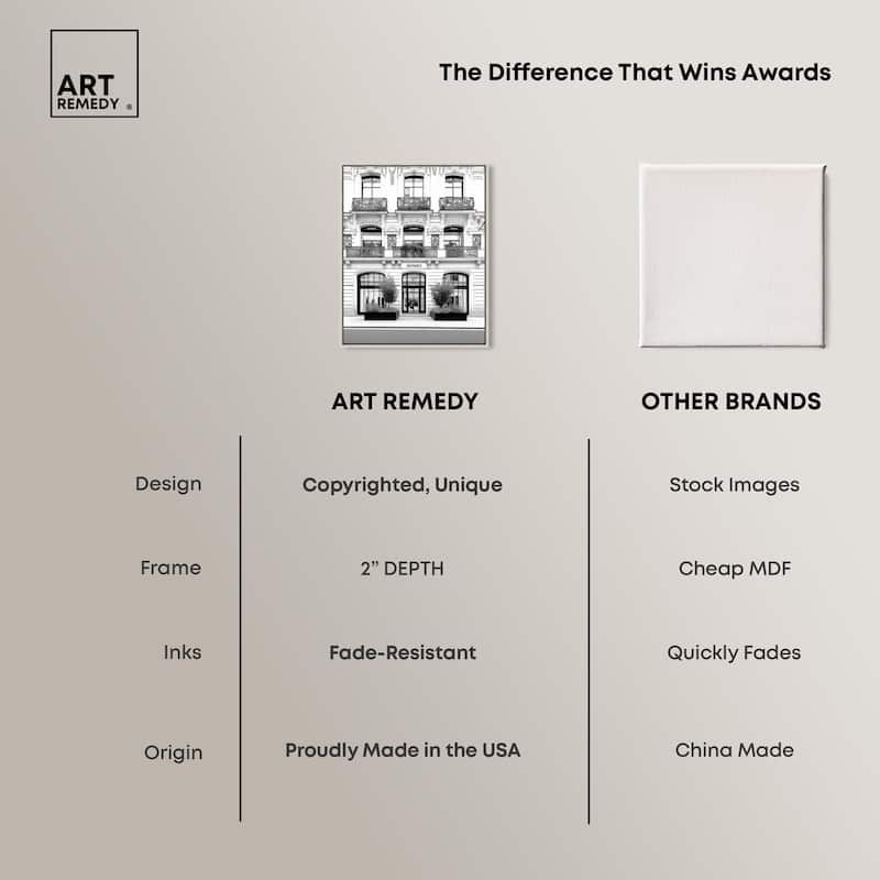 Lux Store Front Canvas by Art Remedy