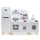 preview thumbnail 4 of 7, Kids 3 in 1 Kitchen Playset with Refrigerator Kitchen Set and Washing Machine - 47.5" x 12" x 35.5"