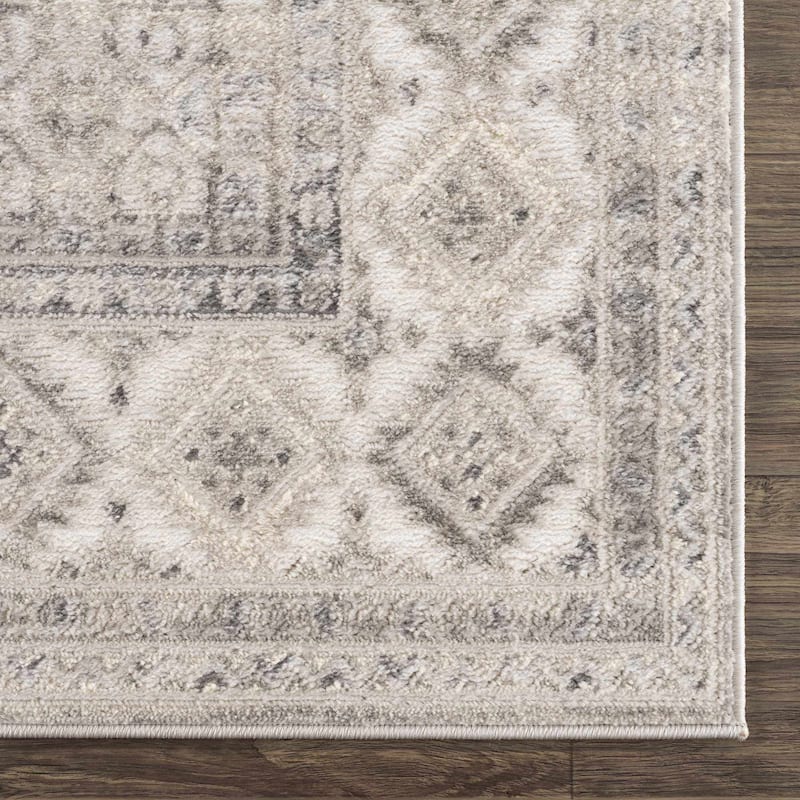 Brend Traditional Oriental Medallion Area Rug