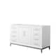 Option White, Brushed Nickel Trim, No Top