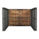 preview thumbnail 10 of 13, 5-Piece Outdoor Wicker Counter Height Dining Set with Removable Cushion and Acacia Wood Table Top