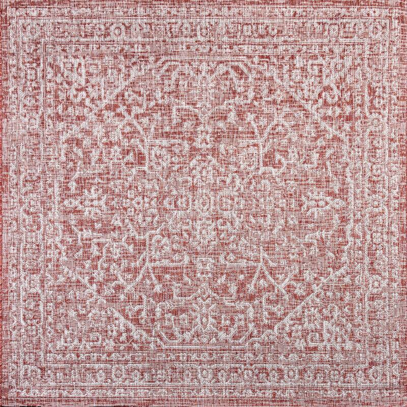JONATHAN Y Medallion Textured Weave Indoor/Outdoor Area Rug