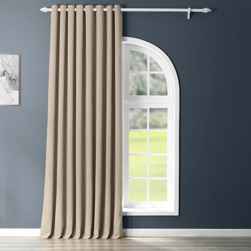 Exclusive Fabrics Extra Wide Room Darkening Grommet Curtain Panel - 100 x 108