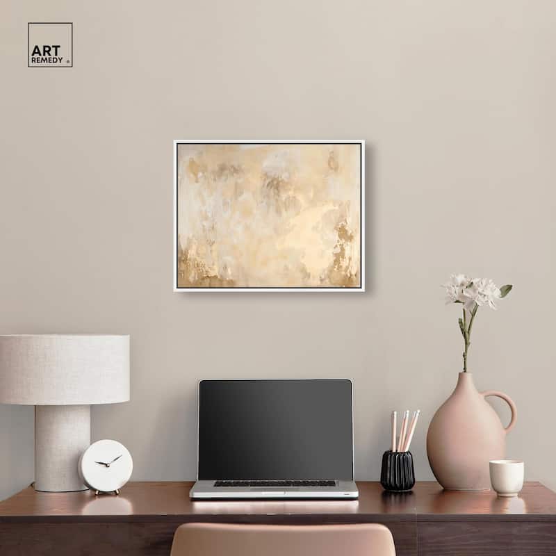 Sun Brust Gilding III Canvas by Art Remedy