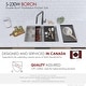 preview thumbnail 10 of 42, Dual-Mount Stainless Steel Workstation Kitchen Sink built in Accessories