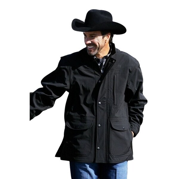 Miller Ranch Western Jacket Mens Bonded Carcoat Black
