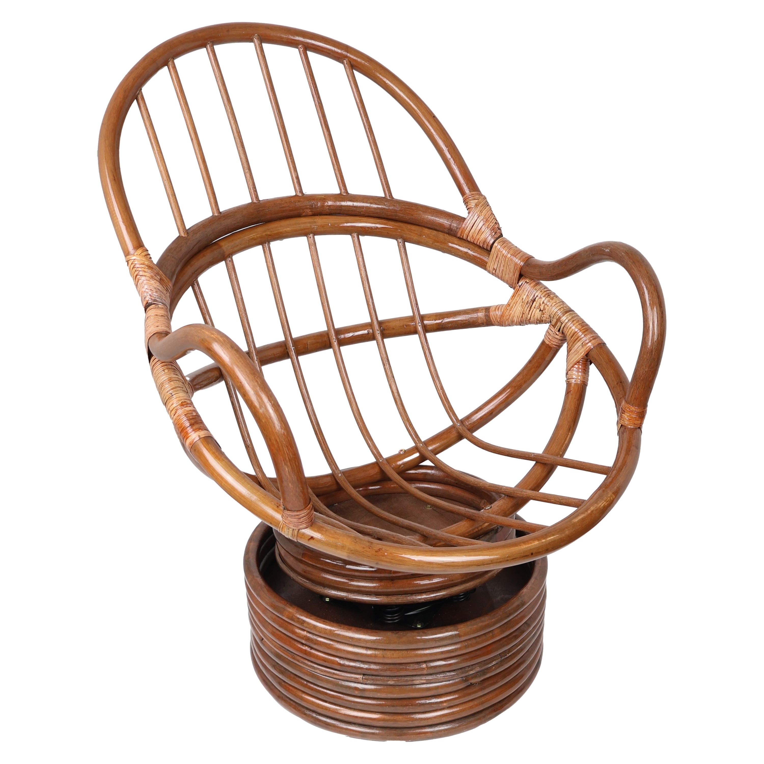 Bali Rattan Swivel Rocker Chair (Frame only)