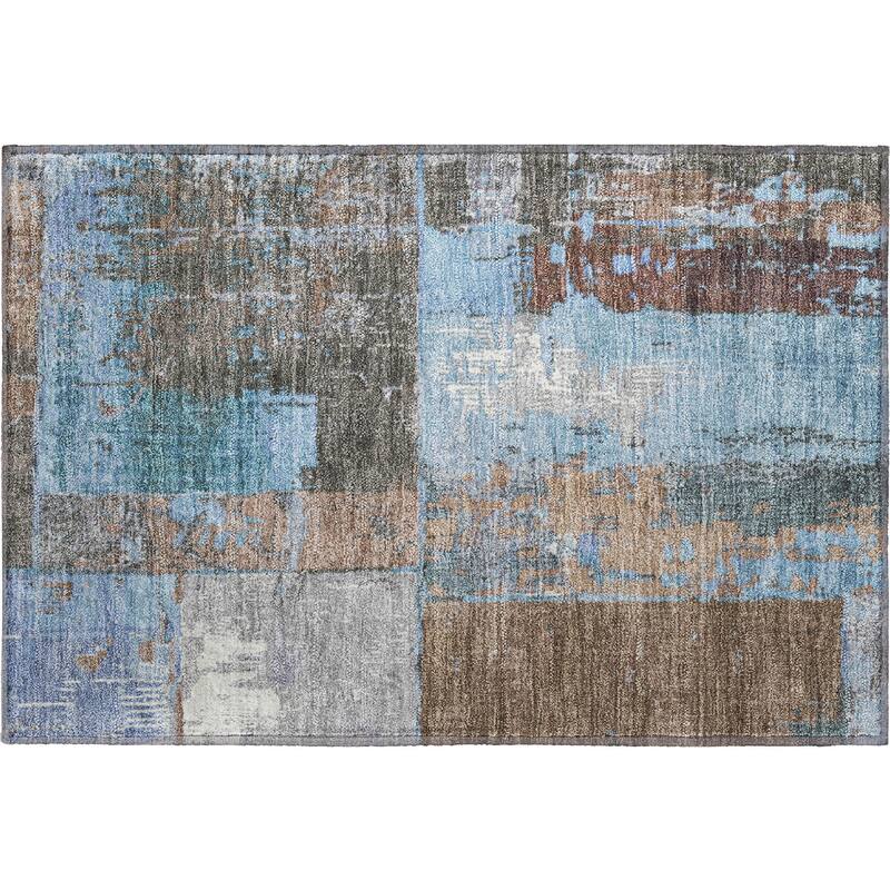 Premium Washable Super Soft Contemporary Geo Mayfield Rug