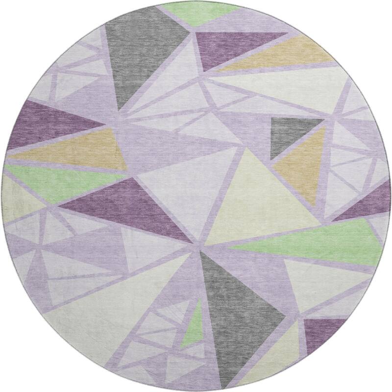 Premium Washable Super Soft Contemporary Mosaic Mayfield Rug