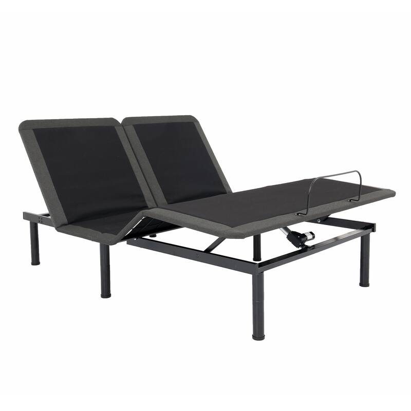 Queen Size Flex Top Adjustable Bed Frame with Voice Controls and Quick Assembly