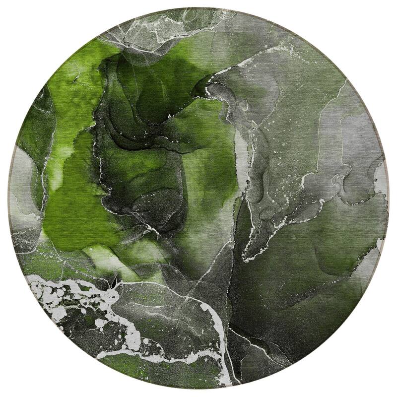 Allus Unique Abstract Weather Resistant Current & Stylish Outdoor Rug