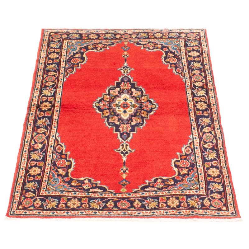 ECARPETGALLERY Hand-knotted Kayseri Vintage Copper Wool Rug - 3'7 x 5'7