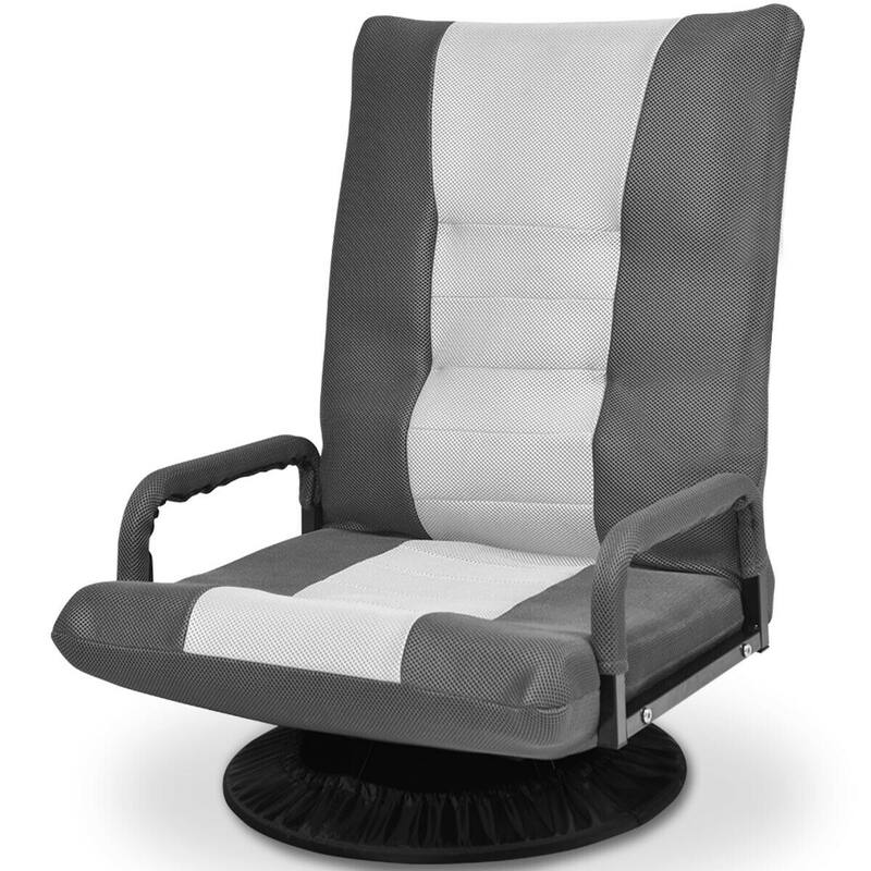 Adjustable Gaming Chair with 6 Back Positions and 360-Degree Swivel