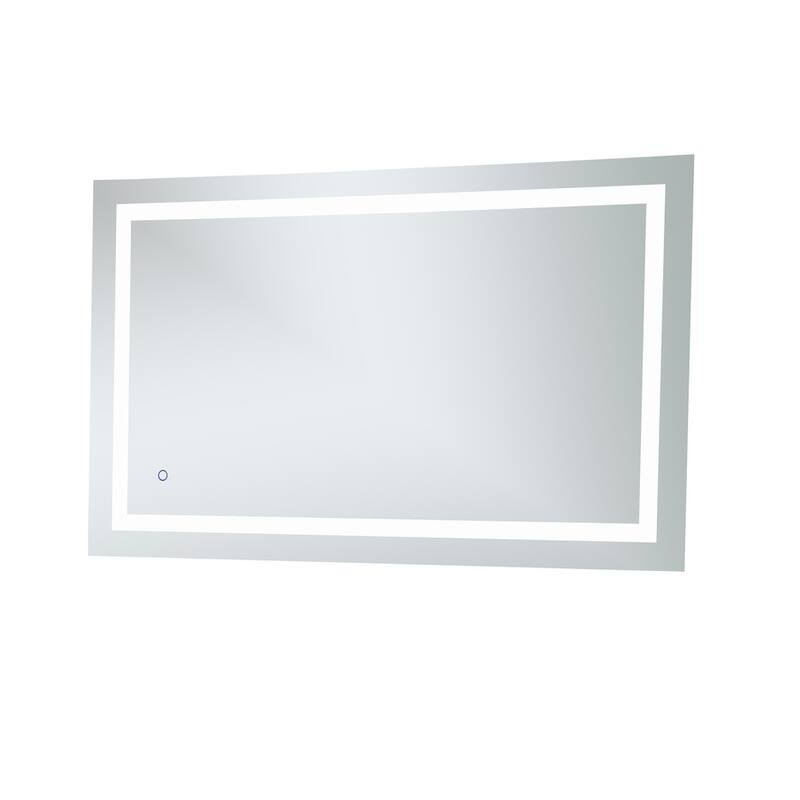 Avalon 30" x 48" Hardwired LED mirror - Silver