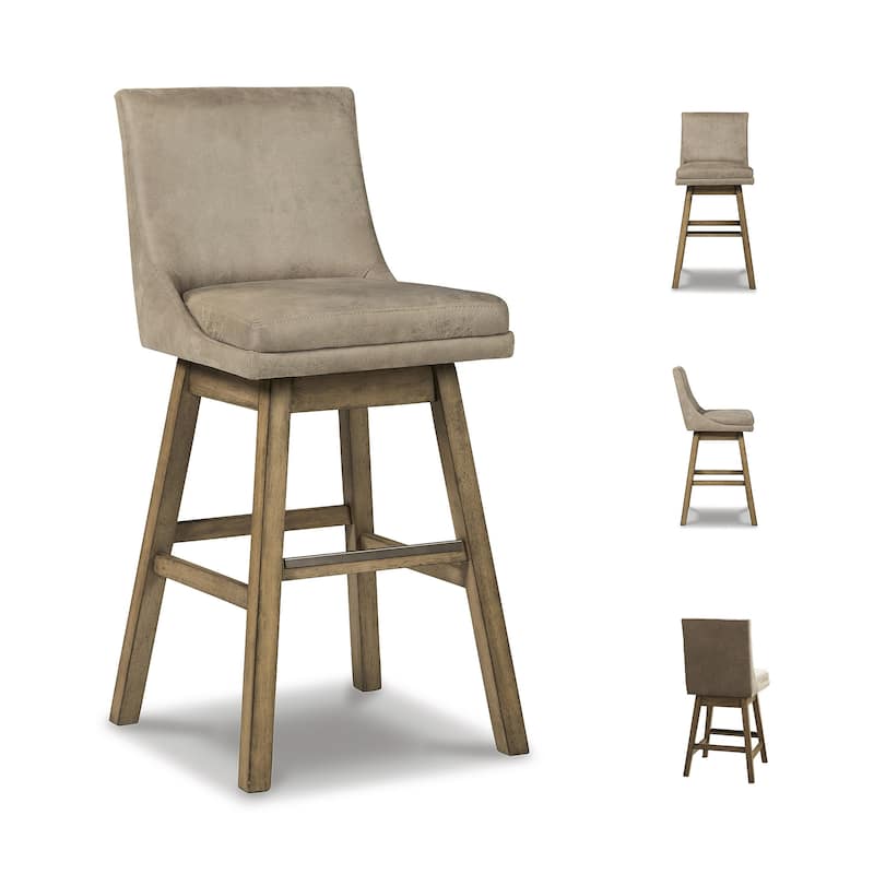 Tallenger Upholstered Swivel Stool (Set of 2)