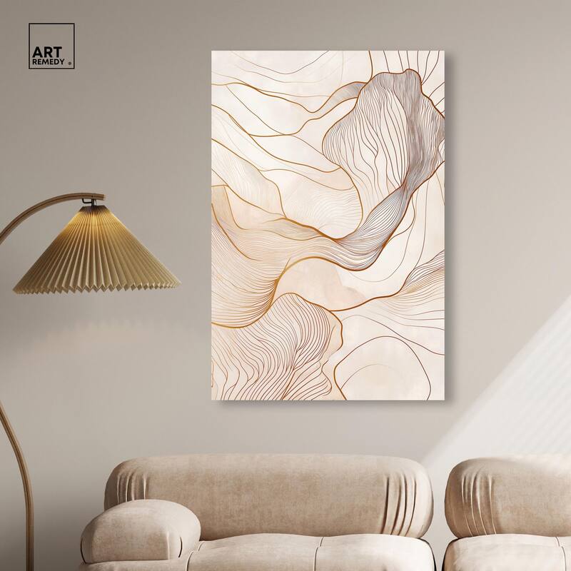 Contoured Reverie II Canvas by Art Remedy, Gallery Wrapped