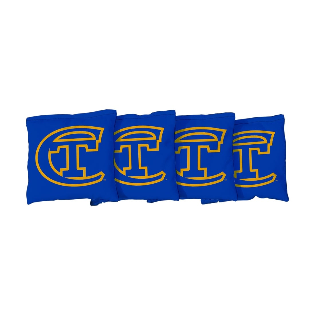 New York City Tech Yellow Jackets Blue Cornhole Bags