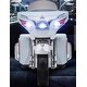 preview thumbnail 12 of 33, Three-Wheel Kids Motorcycle with Music Player, Dual Seats, and Storage Trunk