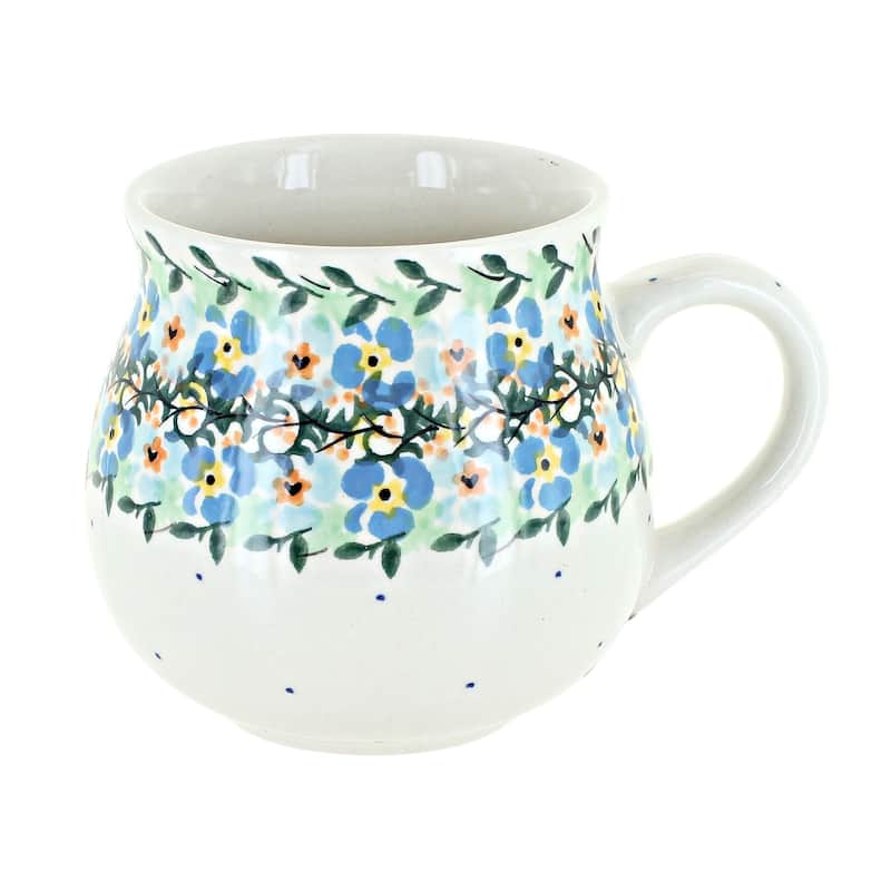 Blue Rose Polish Pottery 118 Millena Bubble Mug