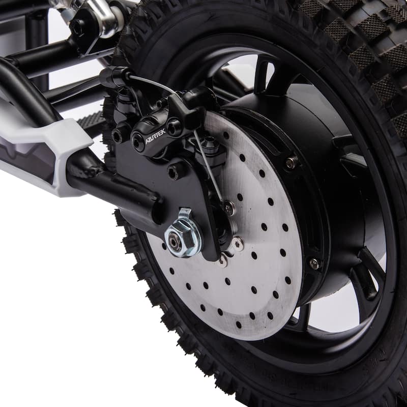 36V Freddo Electric Dirt Bike for Teens - White - Assembly Required