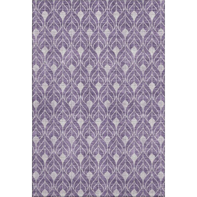Premium Washable Super Soft Geo Teardrop Mayfield Rug
