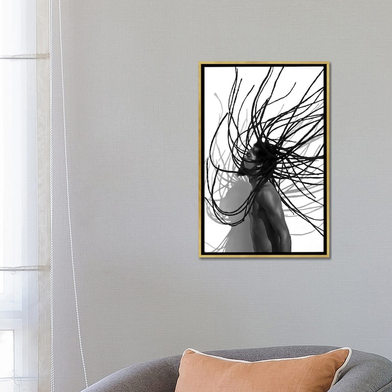 iCanvas "Locs" by Gregory Prescott Framed Canvas Print