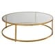 preview thumbnail 4 of 4, Uttermost Radius Modern Circular Coffee Table - 48"W x 15"H x 48"D