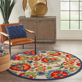 Nourison Aloha Indoor/Outdoor Floral Area Rug