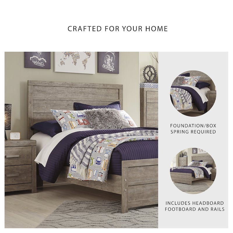 Signature Design by Ashley Balnain Grey Panel Bed