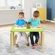 preview thumbnail 7 of 6, Green Wooden Children's Tables and Chairs Suitable for Kindergarten, Children's Bedroom - 30.5" x 21" x 21" (L x W x H)